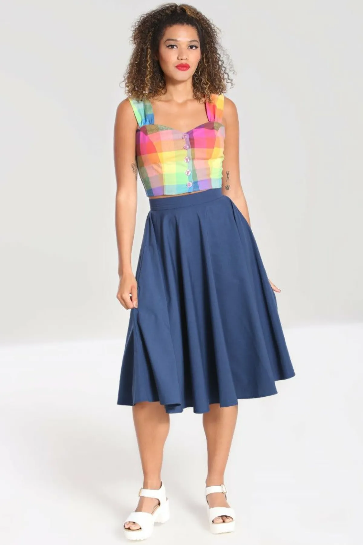 Women Hell Bunny Midi Skirts<Abi 50'S Skirt
