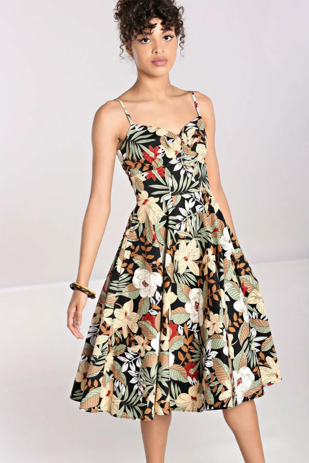 Women Hell Bunny Midi Dresses<Adelaida Dress