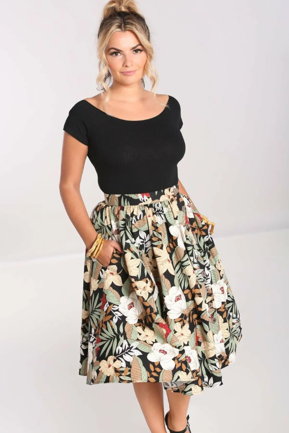 Women Hell Bunny Midi Skirts<Adelaida Skirt