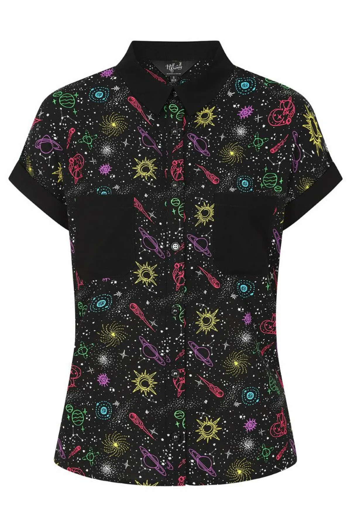 Women Hell Bunny Shirts<Andromeda Shirt