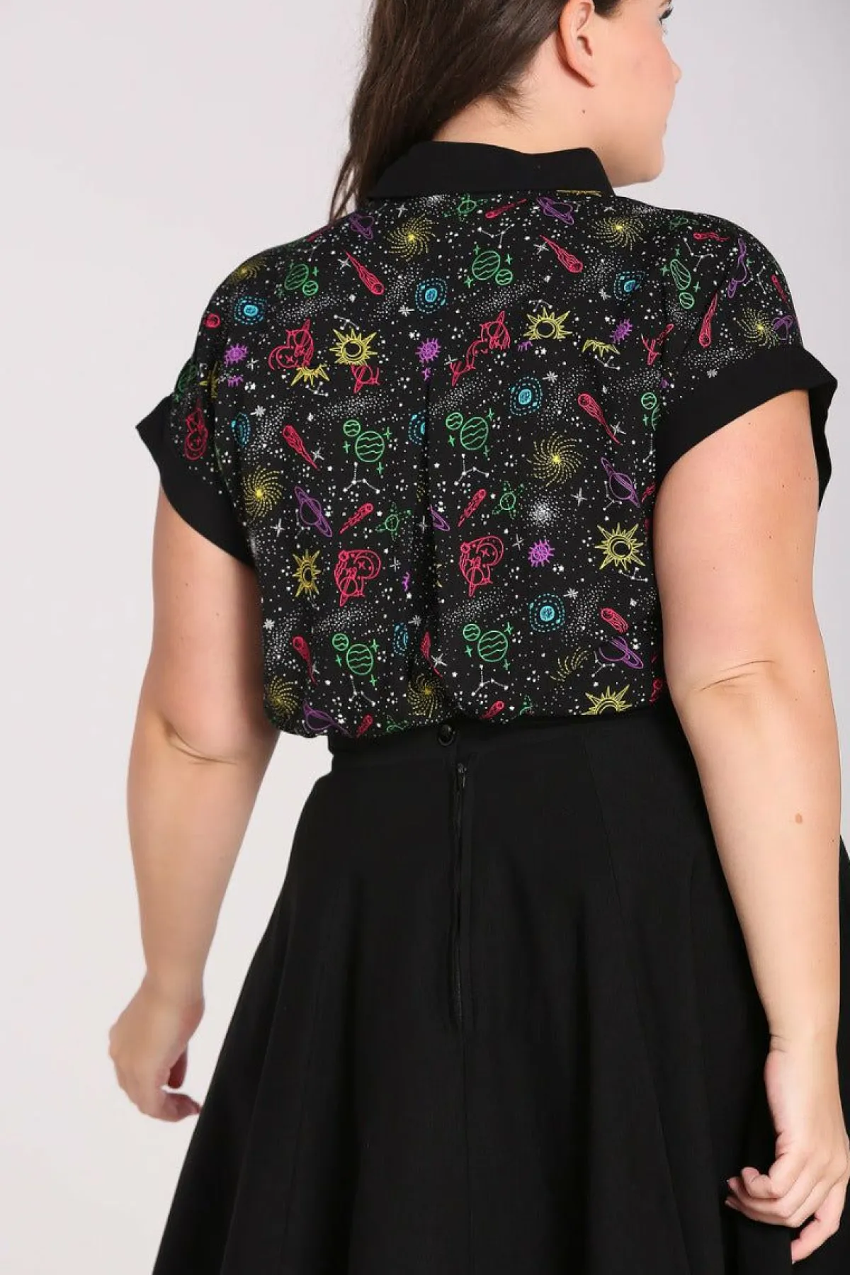 Women Hell Bunny Shirts<Andromeda Shirt