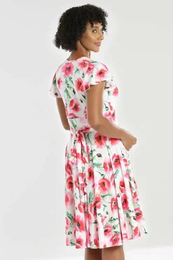 Women Hell Bunny Knee Dresses<Aquarelle Dress Plus Size