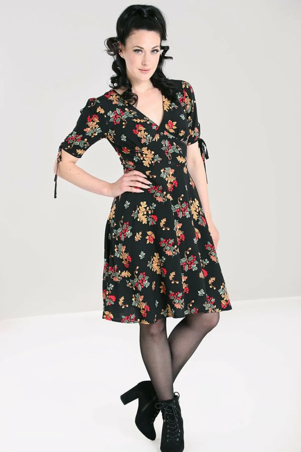 Women Hell Bunny Knee Dresses<Aurelia Mid Dress