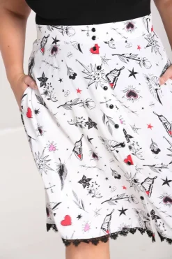 Women Hell Bunny Knee Skirts<Avery Skirt