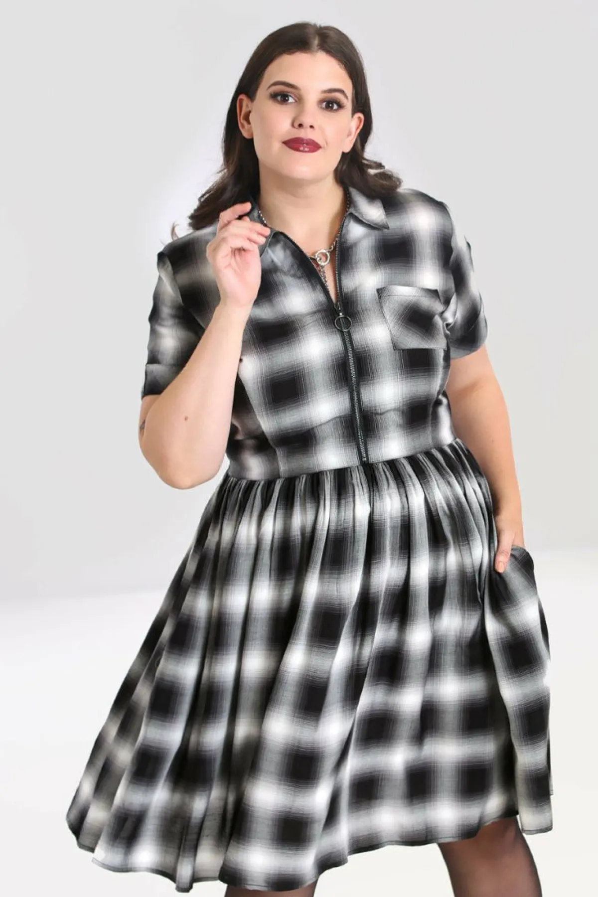 Women Hell Bunny Knee Dresses<Avril Mid Dress