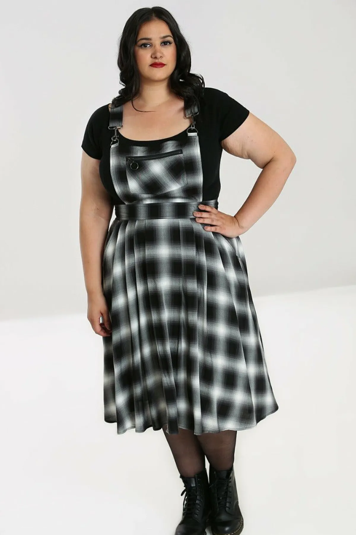 Women Hell Bunny Midi Dresses<Avril Pinafore Dress