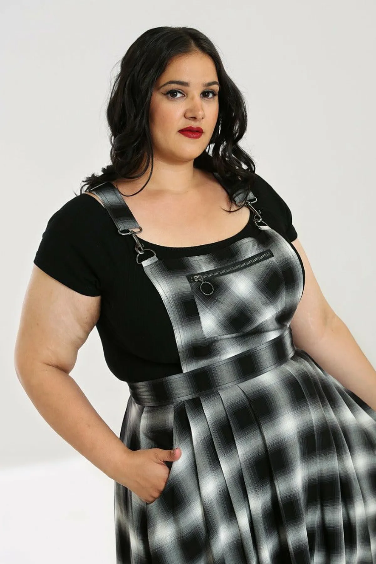 Women Hell Bunny Midi Dresses<Avril Pinafore Dress