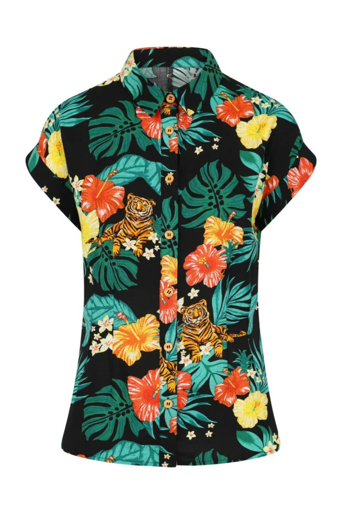 Women Hell Bunny Shirts<Bali Shirt
