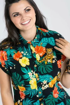 Women Hell Bunny Shirts<Bali Shirt