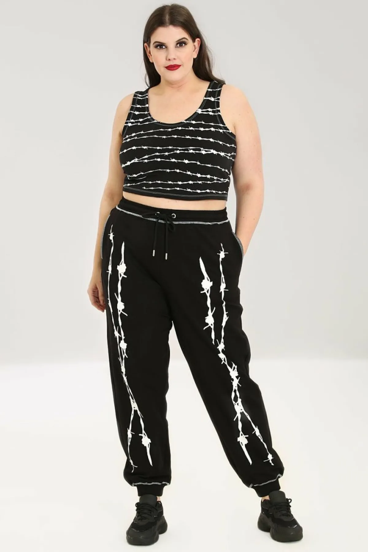 Women Hell Bunny Joggers<Barbed Wire Joggers