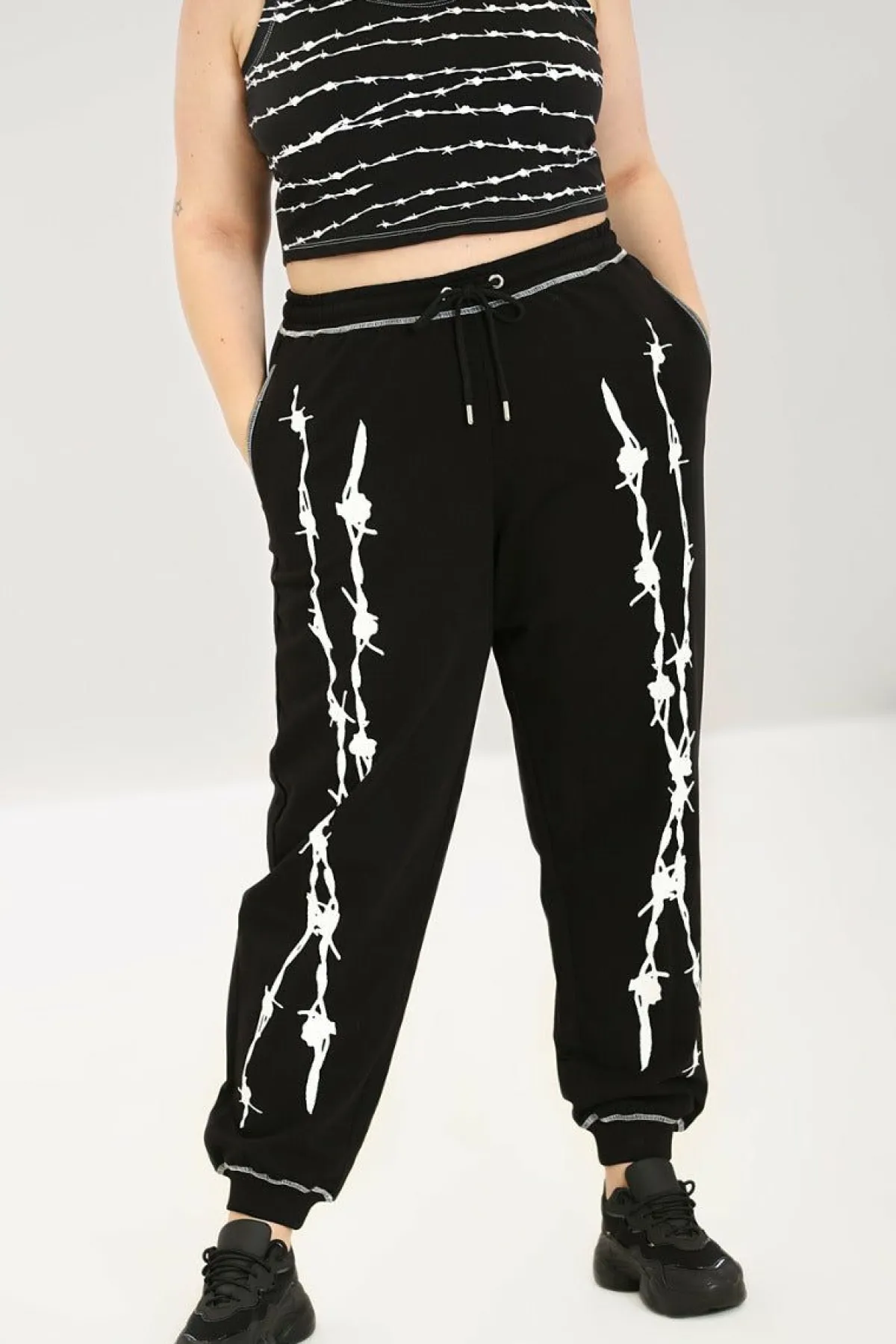 Women Hell Bunny Joggers<Barbed Wire Joggers