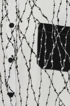 Women Hell Bunny Shirts<Barbed Wire Shirt