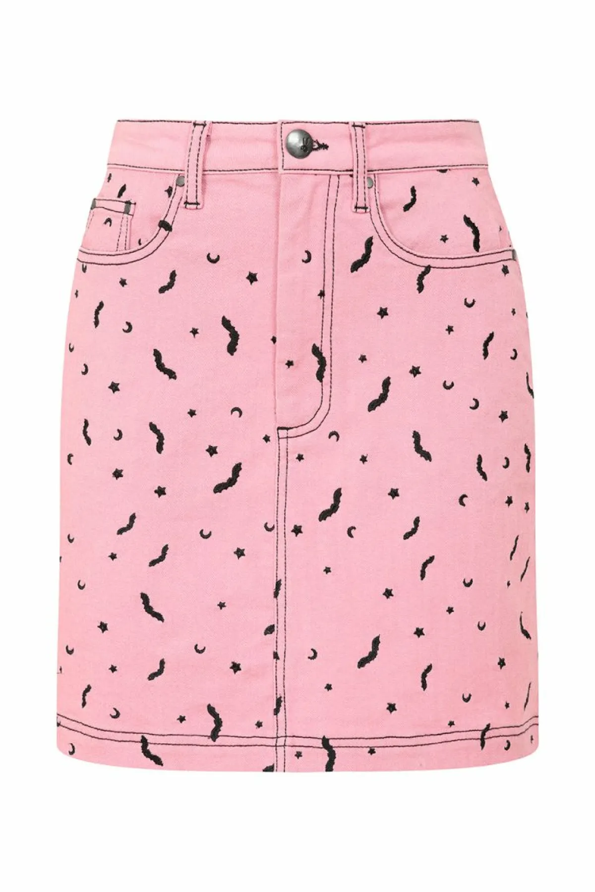 Women Hell Bunny Skirts<Bat Mini Skirt