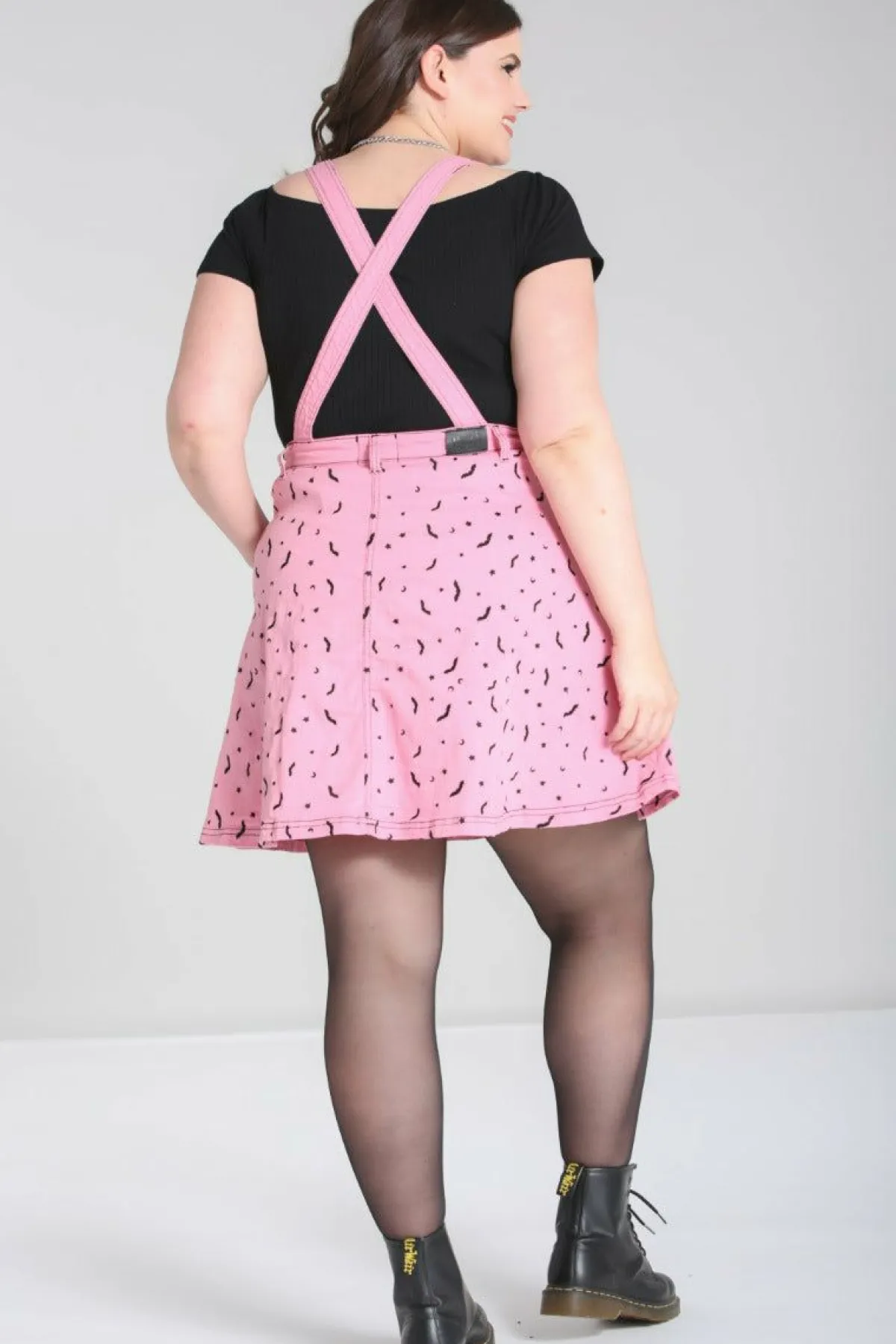 Women Hell Bunny Mini Dresses<Bat Pinafore Dress
