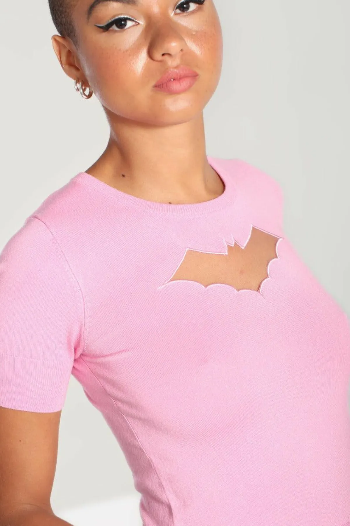 Women Hell Bunny Knitted Tops<Bat Top
