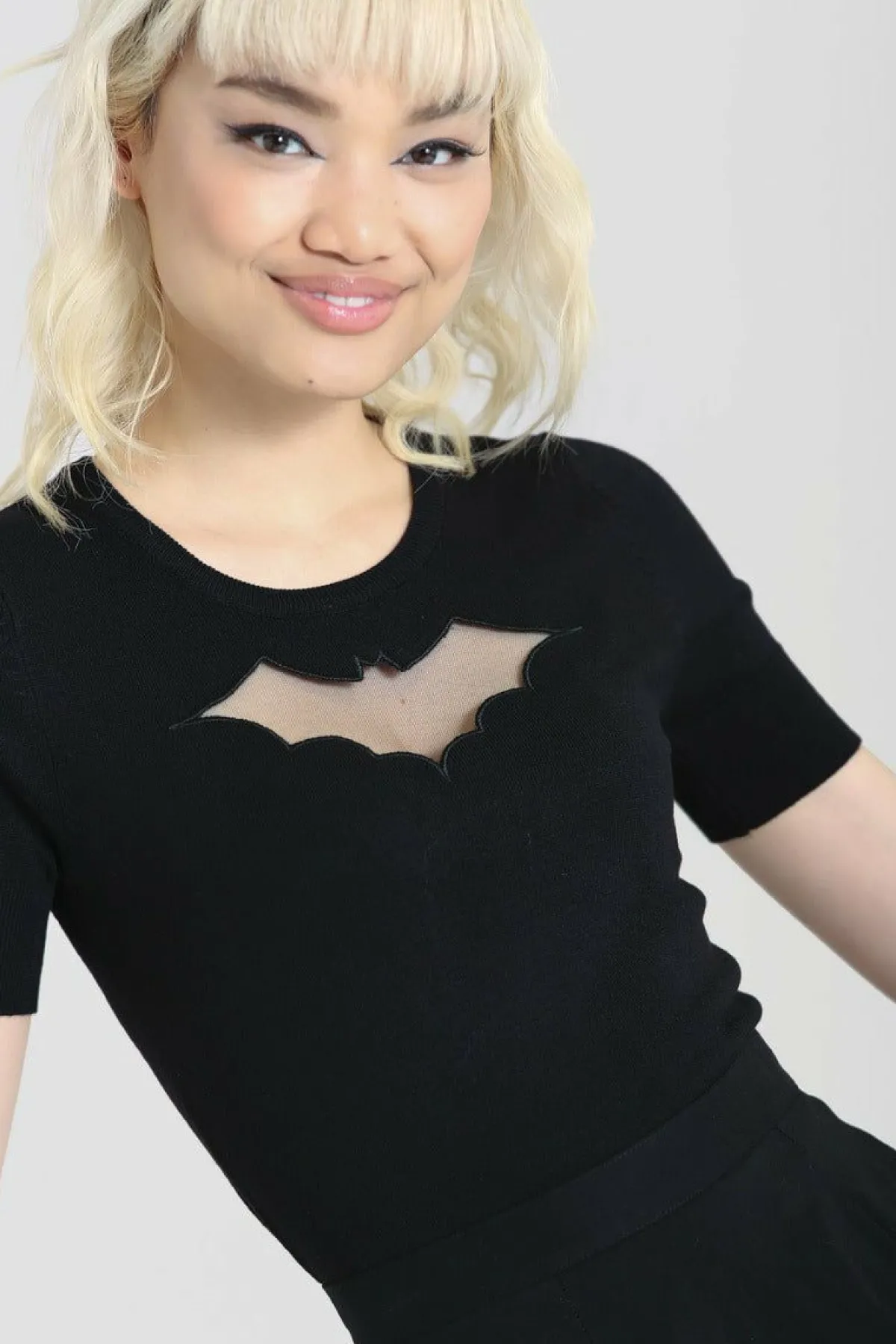 Women Hell Bunny Knitted Tops<Bat Top