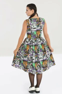 Women Hell Bunny Midi Dresses<Be Afraid 50'S Dress