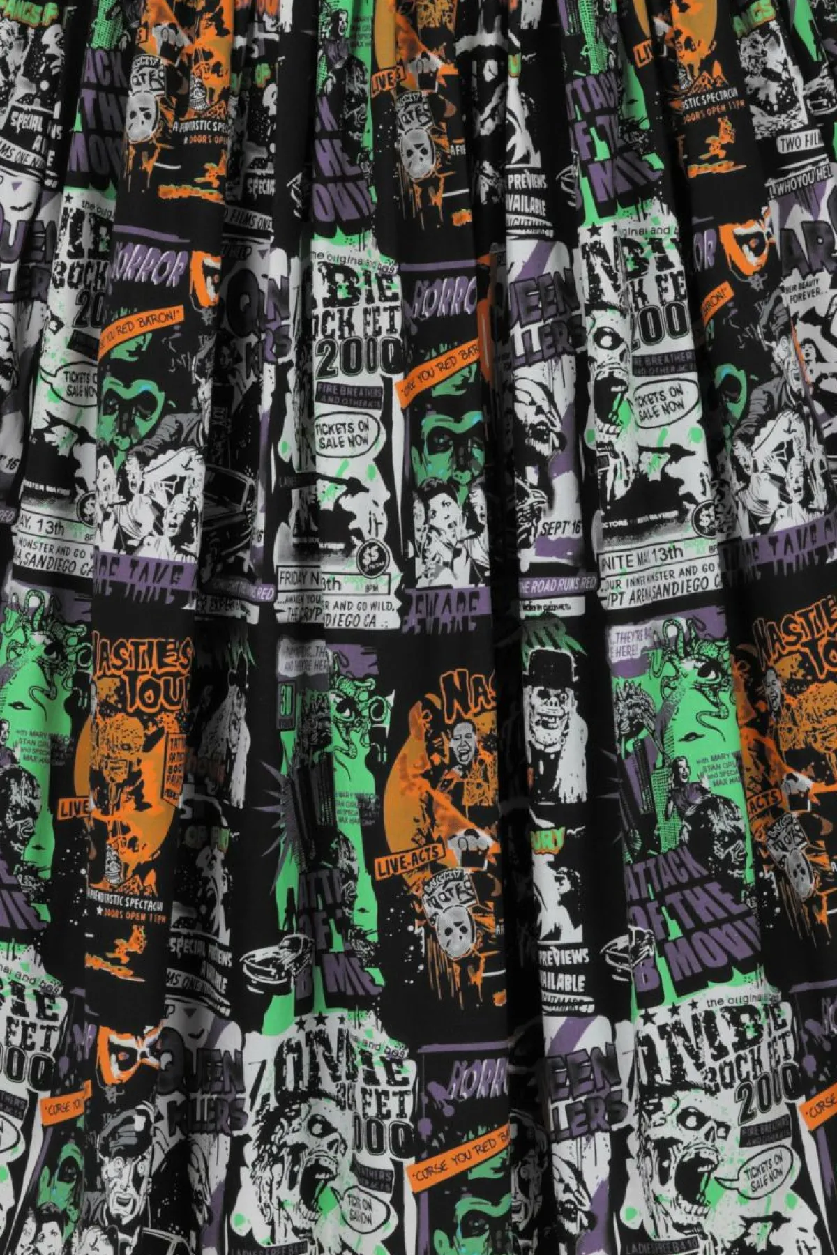 Women Hell Bunny Midi Skirts<Be Afraid 50'S Skirt