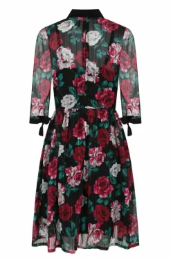 Women Hell Bunny Knee Dresses<Bed Of Roses Dress