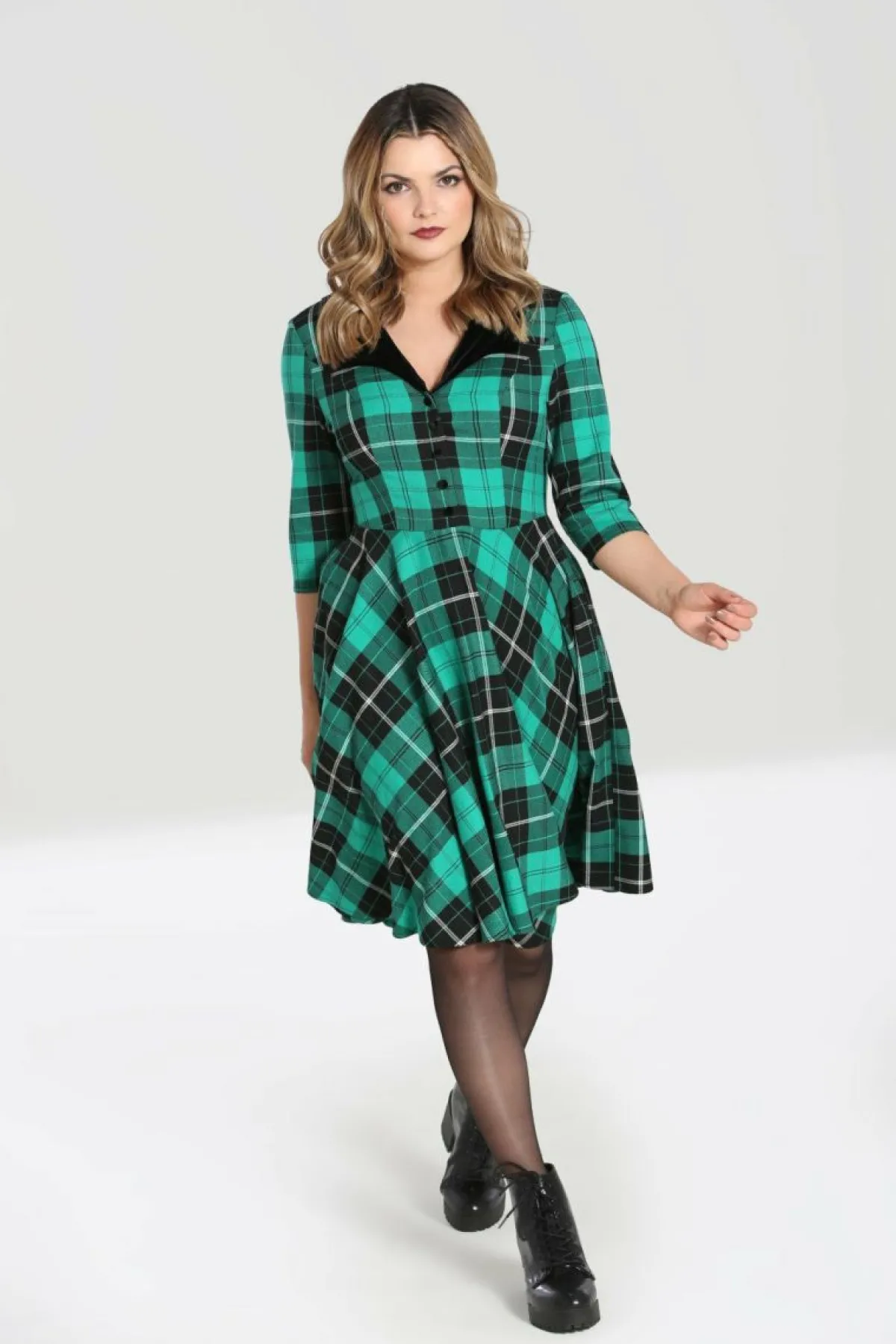 Women Hell Bunny Knee Dresses<Beryl Mid Dress