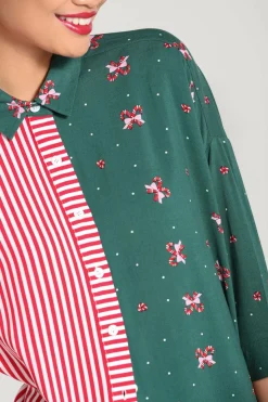 Women Hell Bunny Shirts<Beth Oversized Shirt