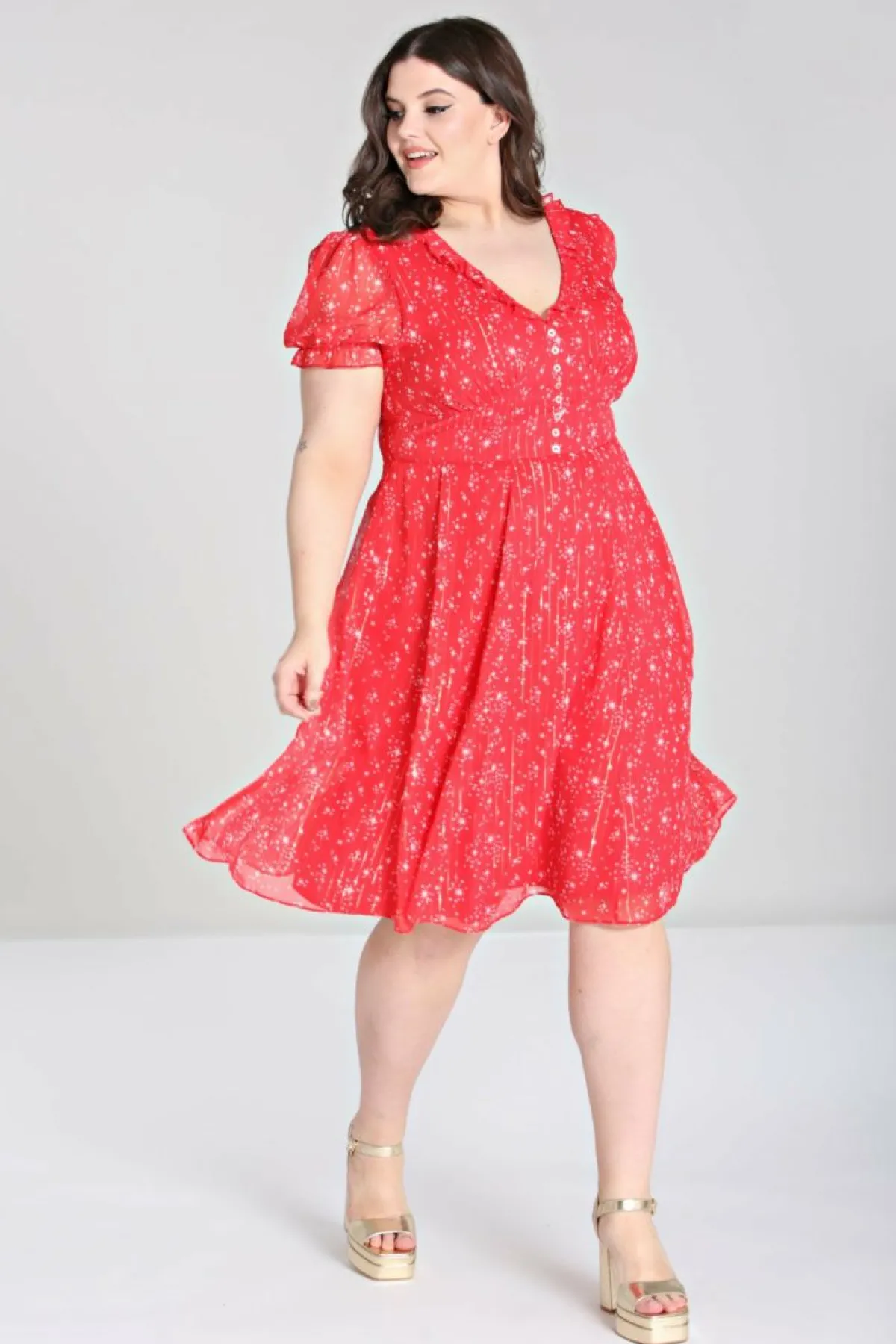 Women Hell Bunny Midi Dresses<Cassiopeia Dress
