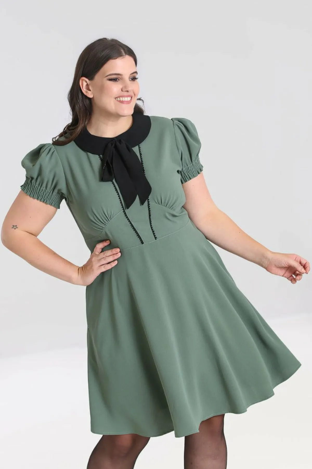 Women Hell Bunny Knee Dresses<Catherine Mid Dress