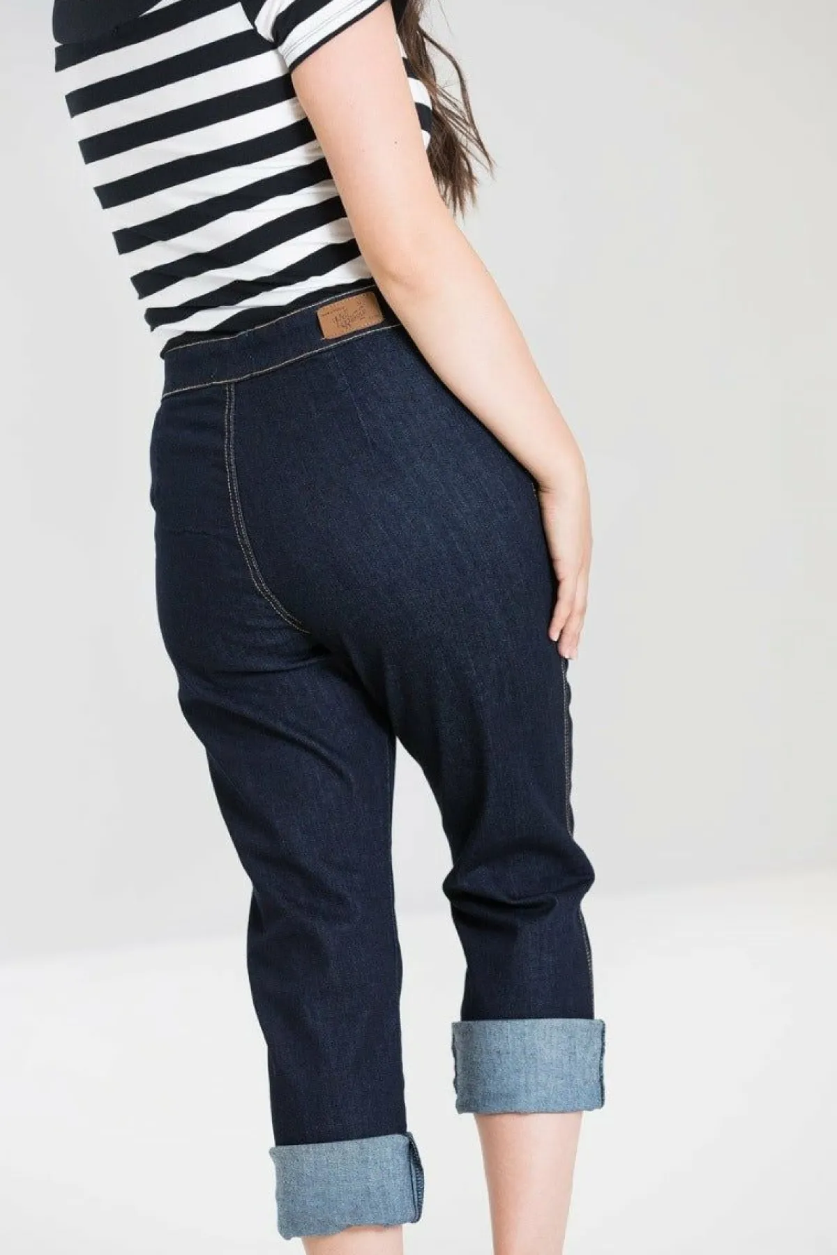 Women Hell Bunny Capris<Charlie Denim Capris