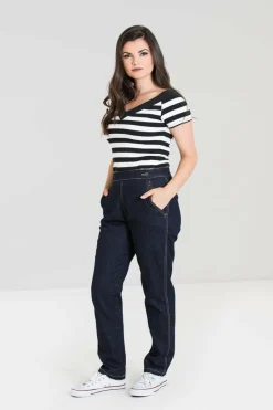Women Hell Bunny Capris<Charlie Denim Capris