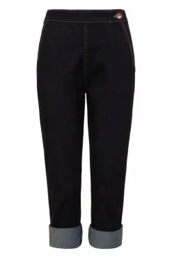 Women Hell Bunny Capris<Charlie Denim Capris
