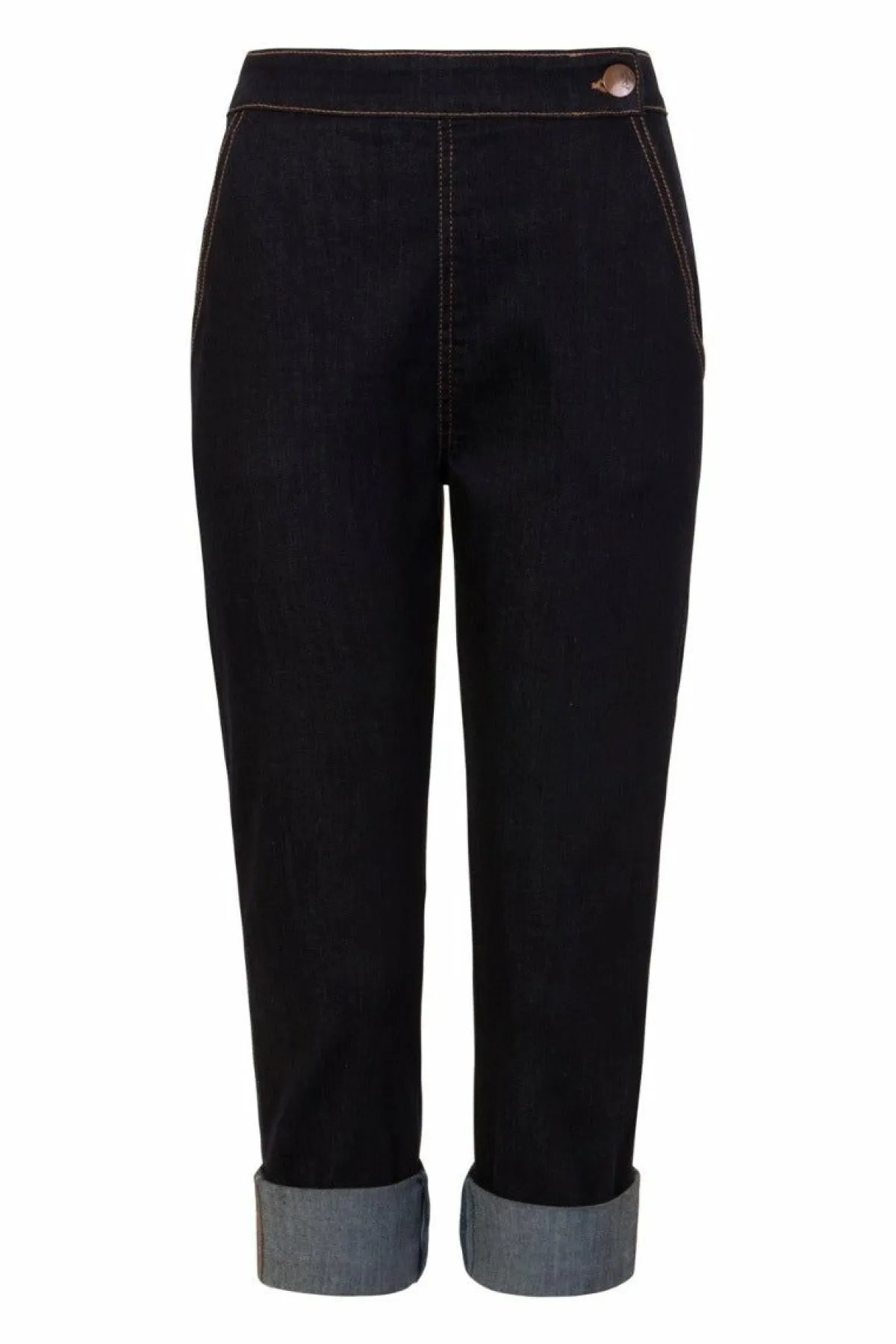 Women Hell Bunny Capris<Charlie Denim Capris