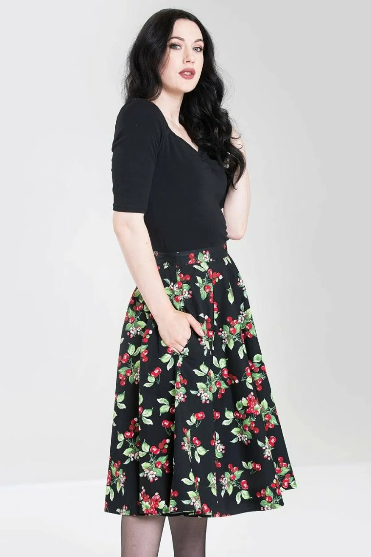 Women Hell Bunny Midi Skirts<Cherie 50'S Skirt