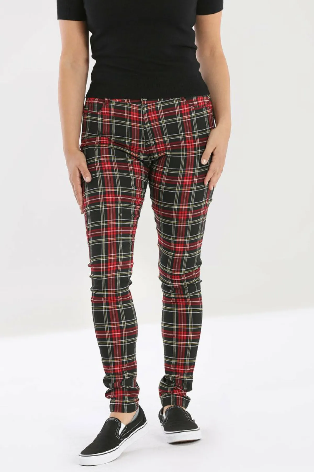 Women Hell Bunny Trousers<Clash Skinny Trousers