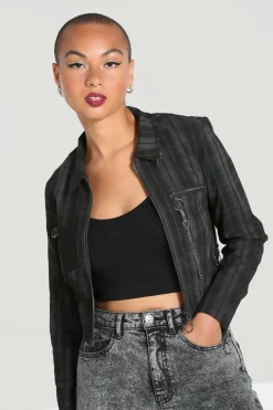 Women Hell Bunny Jackets<Cobain Jacket