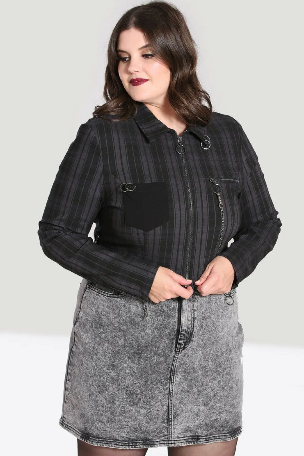 Women Hell Bunny Jackets<Cobain Jacket