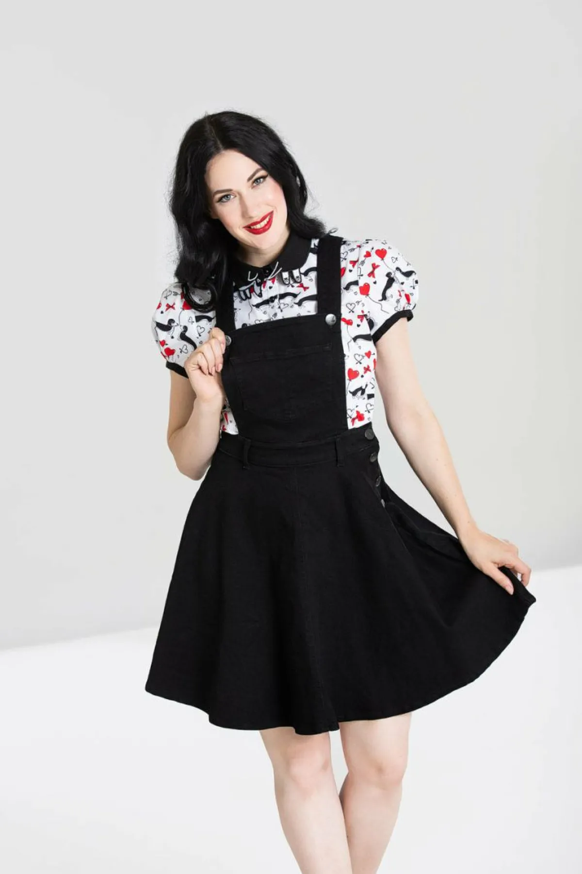 Women Hell Bunny Dresses<Dakota Pinafore Dress