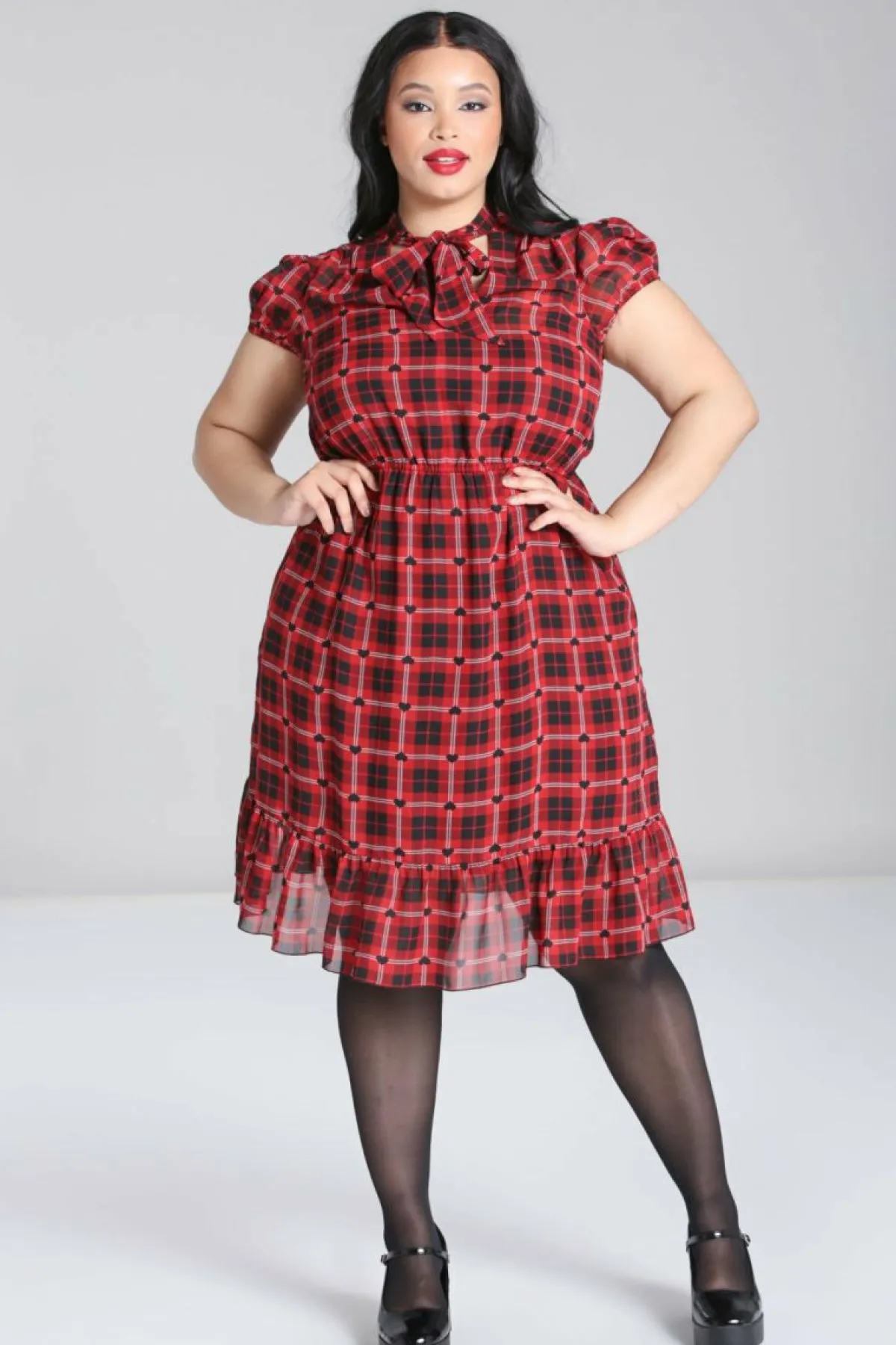 Women Hell Bunny Knee Dresses<Date Night Knee Dress