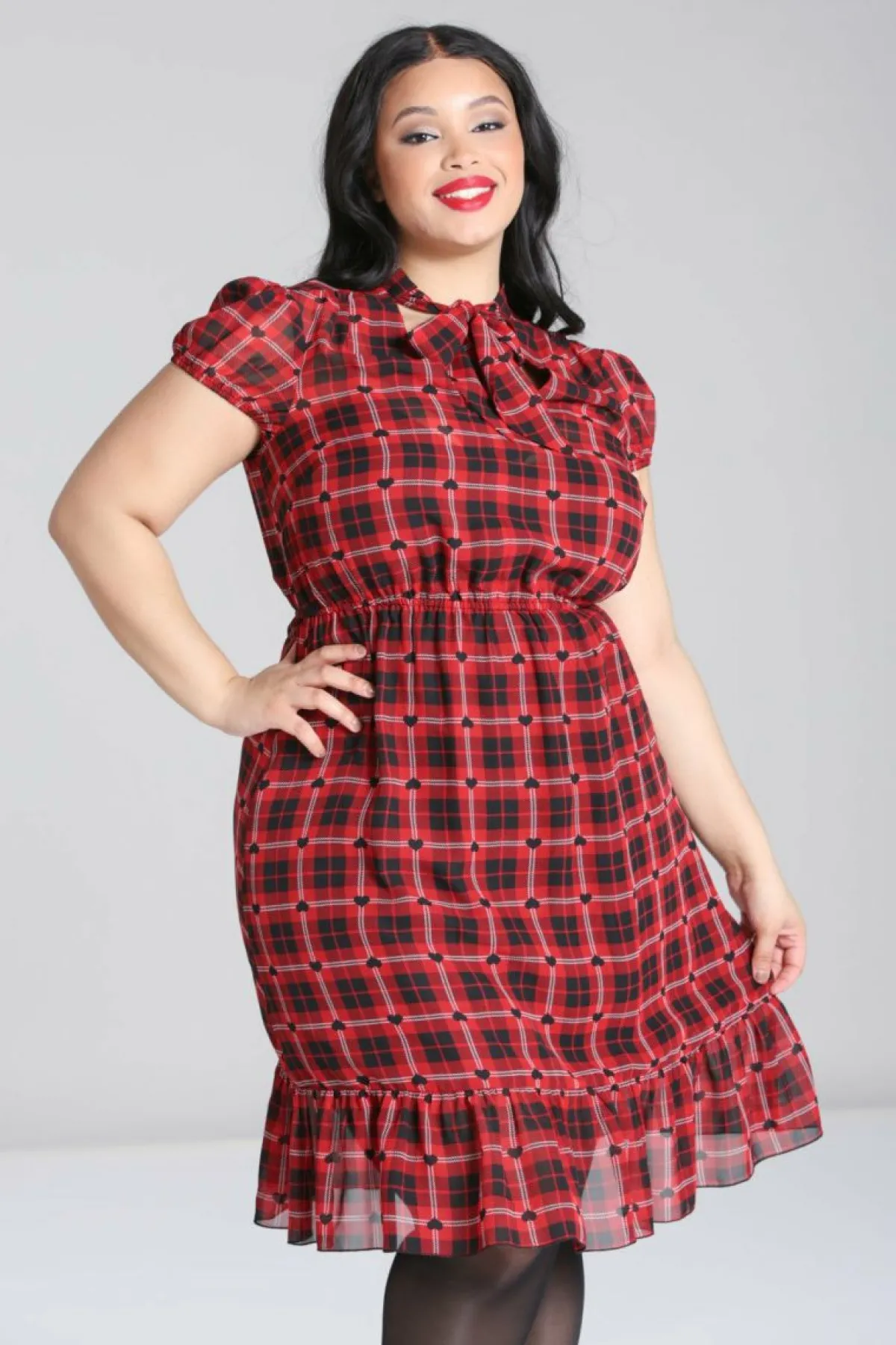 Women Hell Bunny Knee Dresses<Date Night Knee Dress