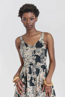 Women Hell Bunny Midi Dresses<Dominique 50'S Dress