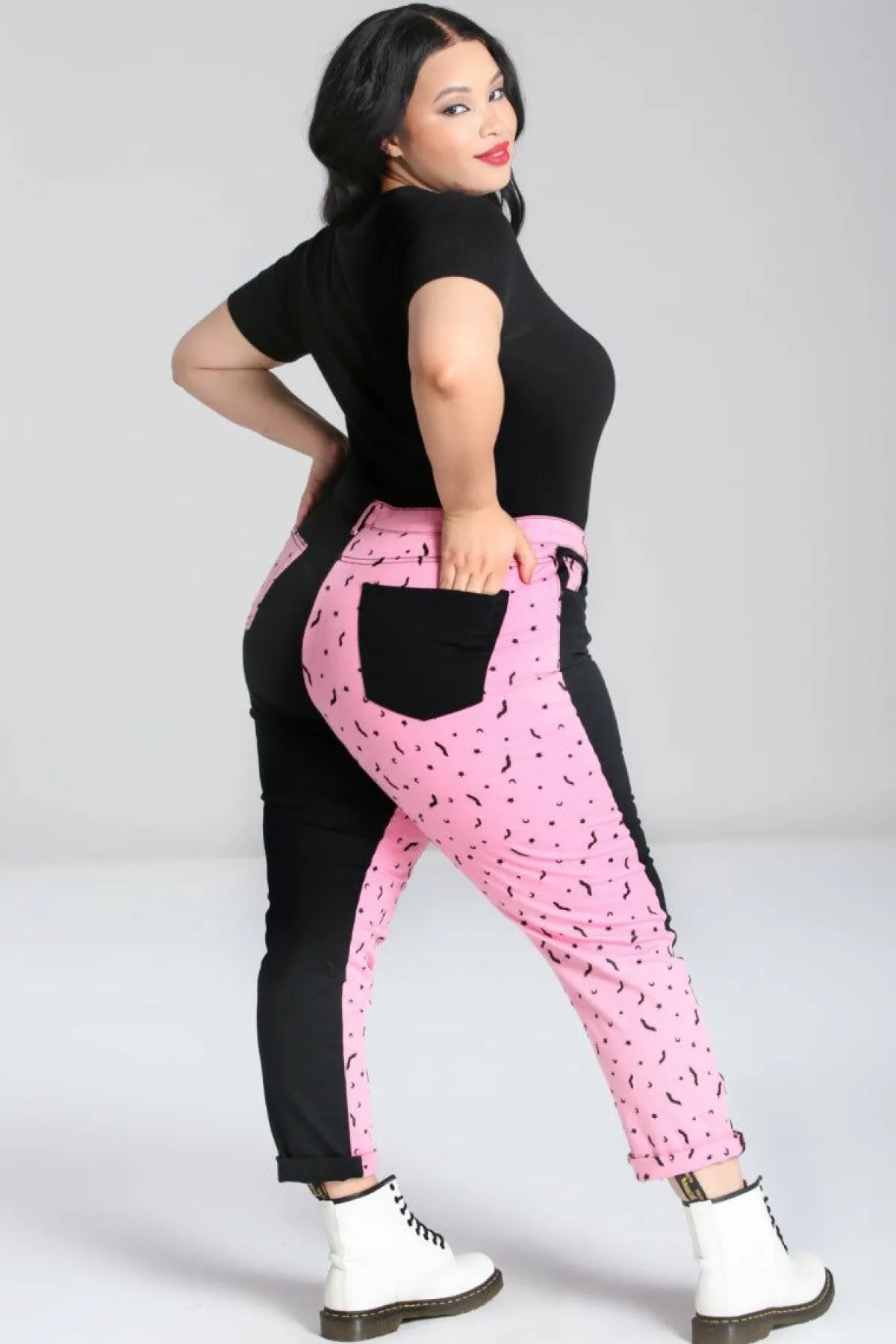 Women Hell Bunny Blouses<Duo Bat Jeans