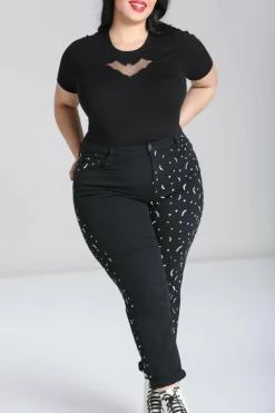 Women Hell Bunny Blouses<Duo Bat Jeans