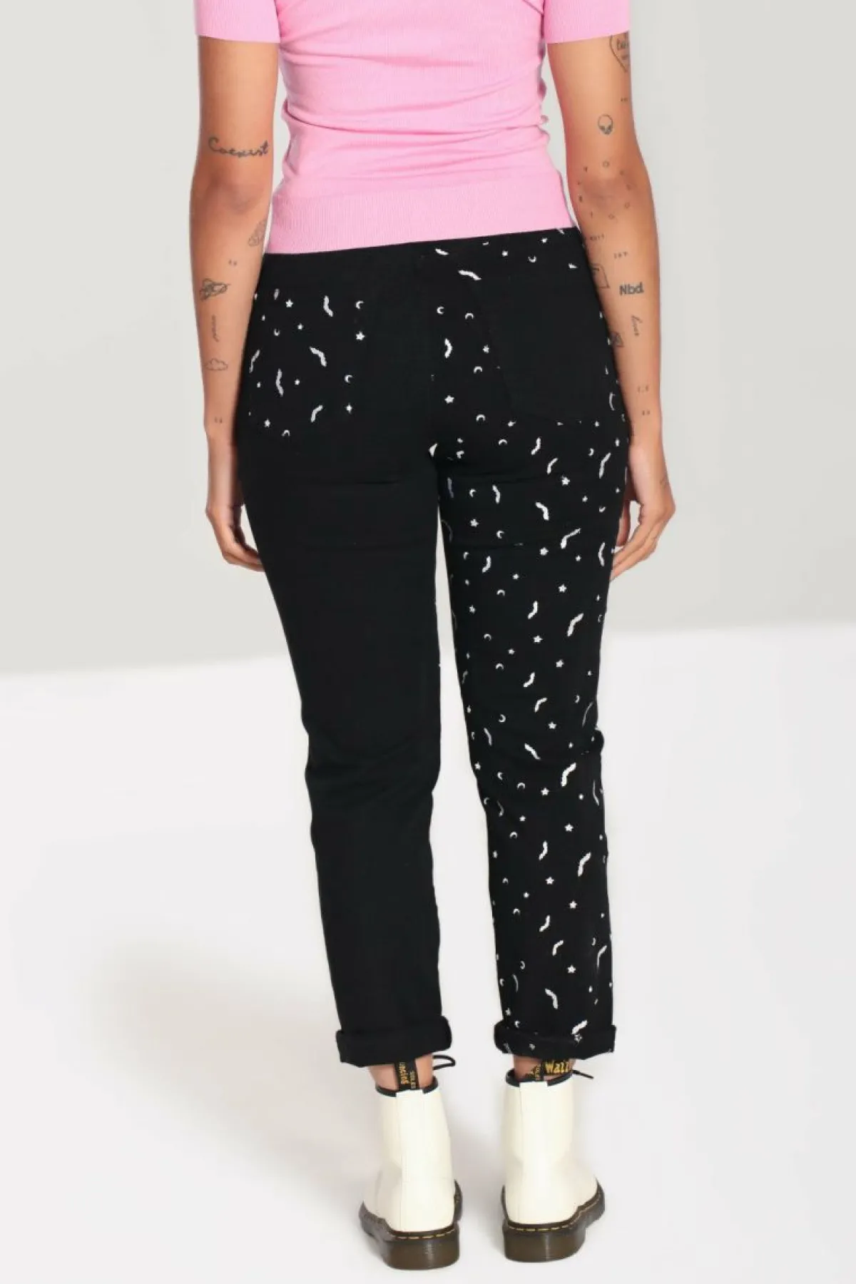 Women Hell Bunny Blouses<Duo Bat Jeans