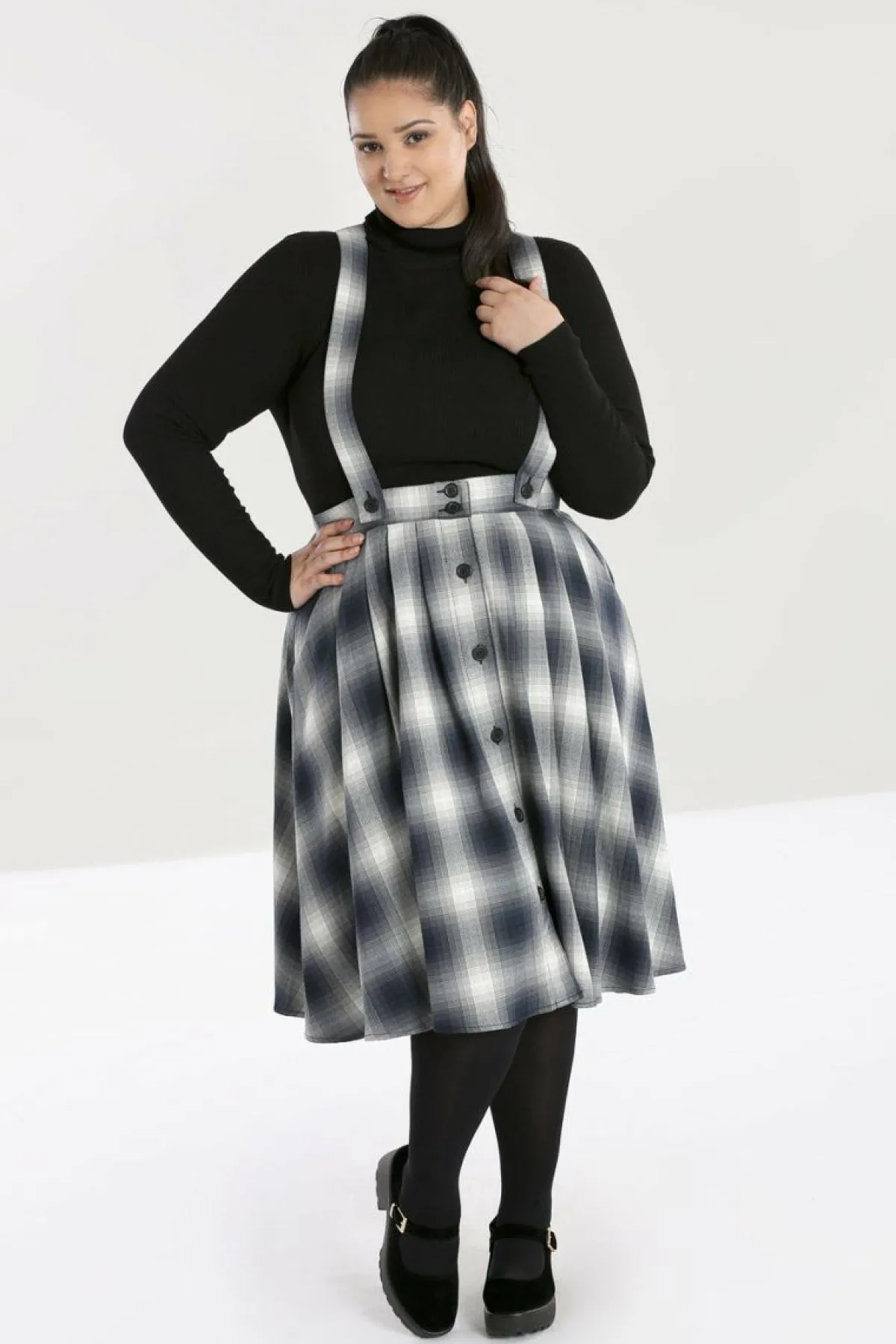 Women Hell Bunny Midi Skirts<Eddystone Pinafore Skirt