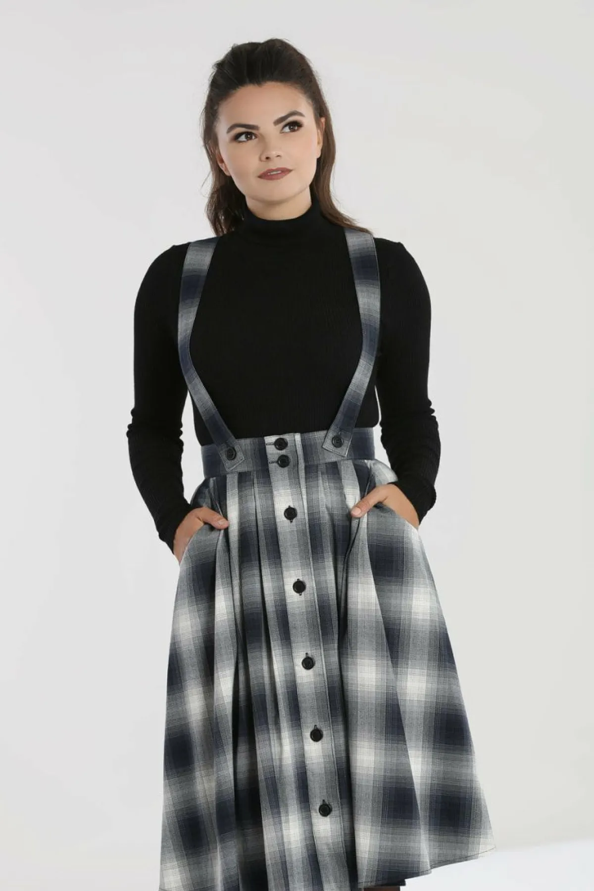 Women Hell Bunny Midi Skirts<Eddystone Pinafore Skirt
