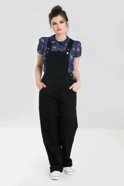 Women Hell Bunny Dungarees<Elly May Denim Dungaree