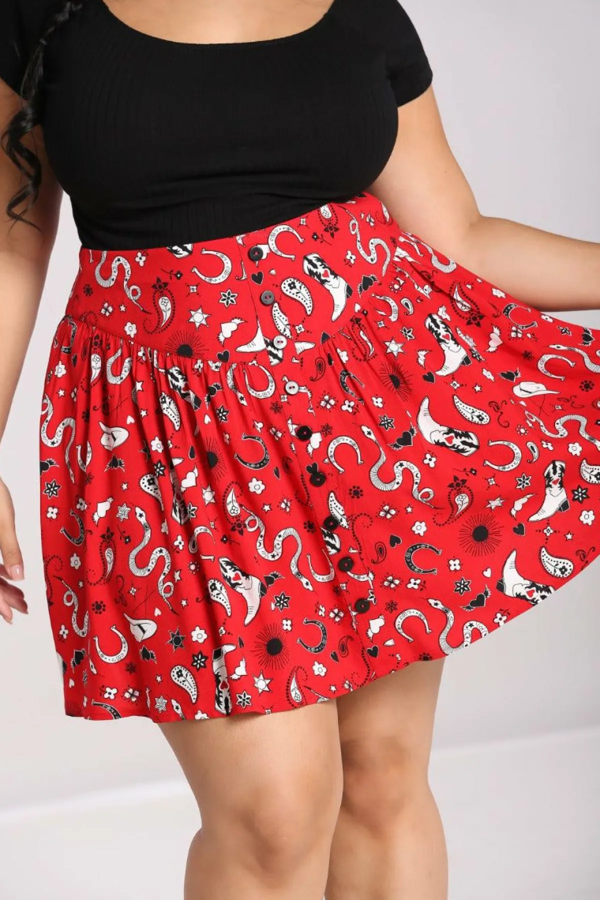 Women Hell Bunny Mini Skirts<Emmylou Skirt