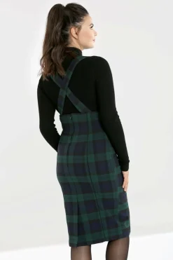 Women Hell Bunny Knee Skirts<Evelyn Pinafore Skirt