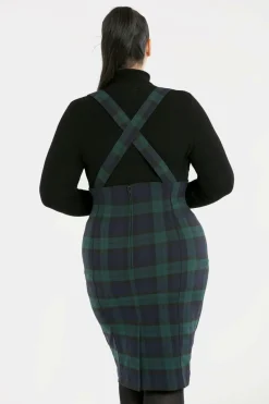 Women Hell Bunny Knee Skirts<Evelyn Pinafore Skirt