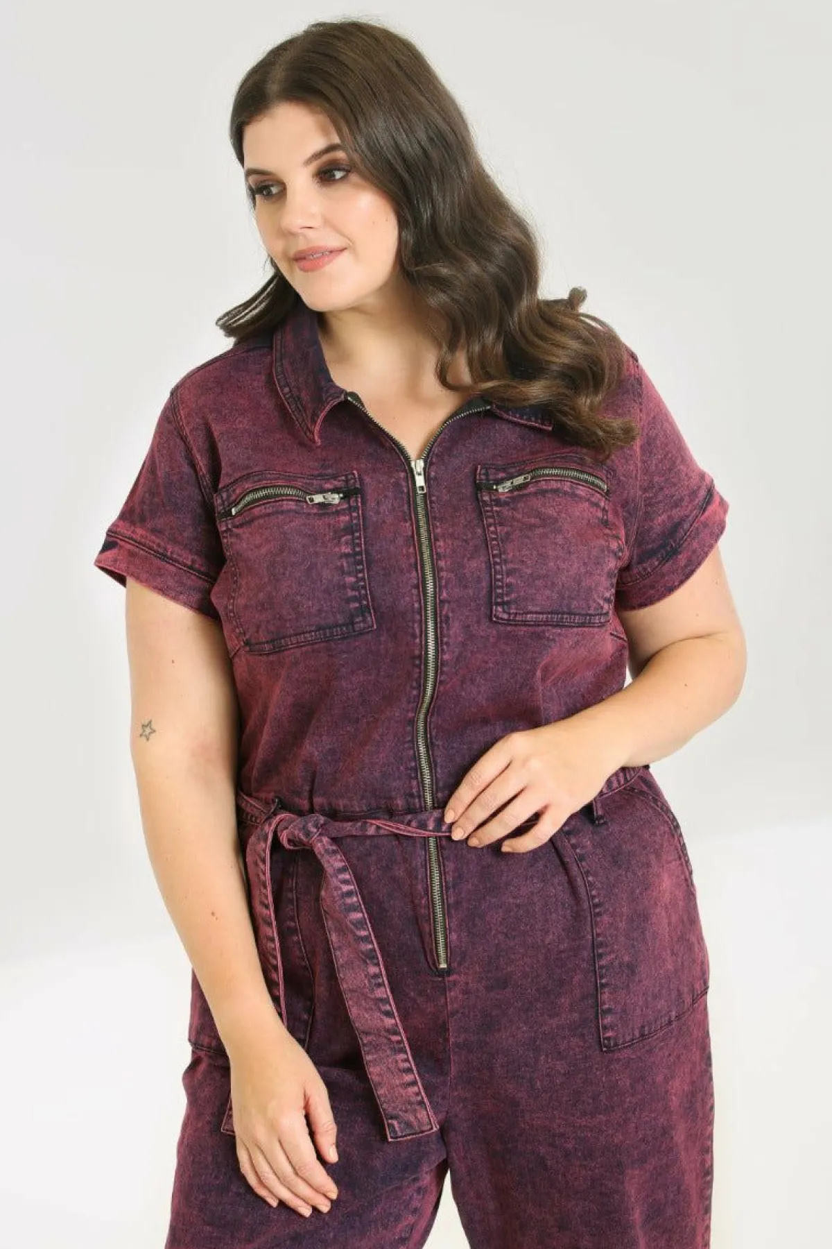 Women Hell Bunny Blouses<Finn Boilersuit