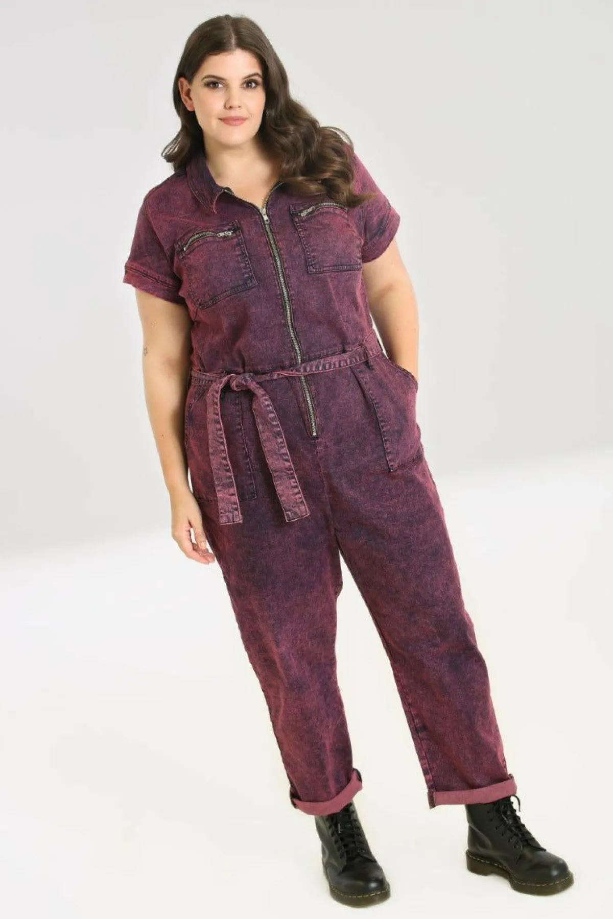 Women Hell Bunny Blouses<Finn Boilersuit